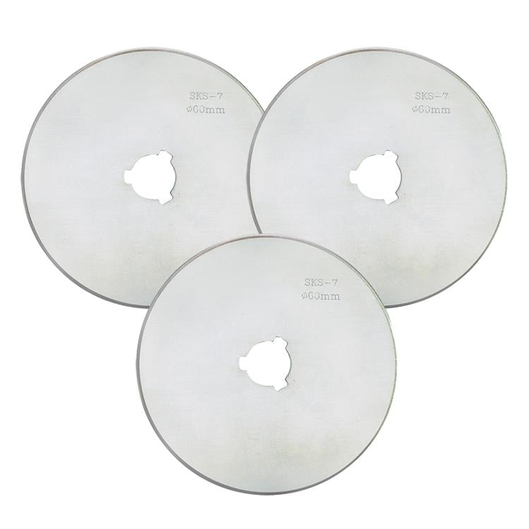 60mm Rotary Cutter Blades 3ct