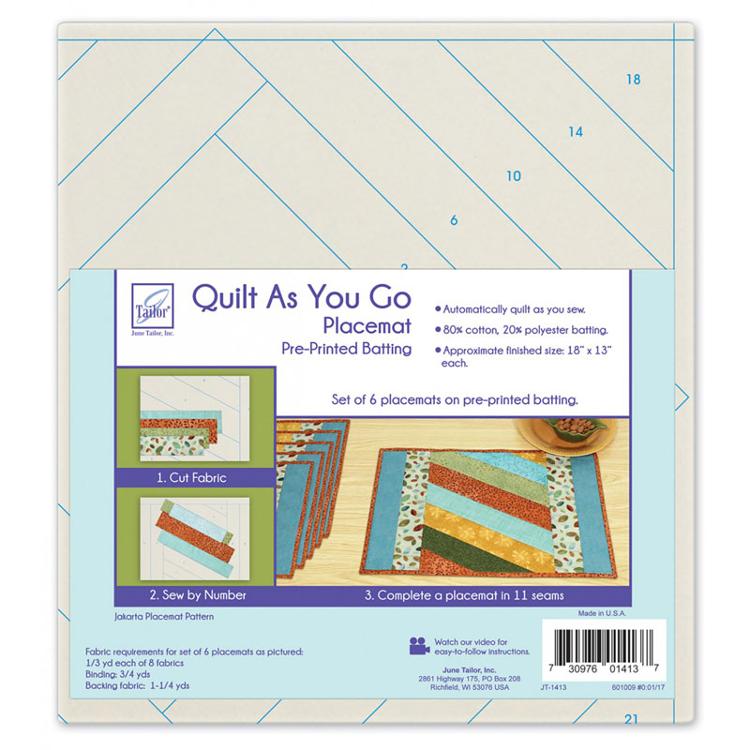 QAYG Placemat Jakarta Set of 6 - June Tailor