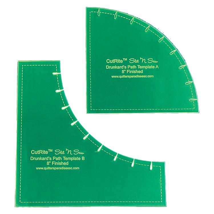 Drunkards Path 8" Ruler Template