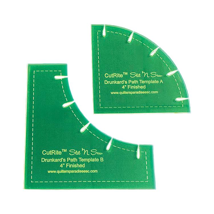 Drunkards Path 4" Ruler Template