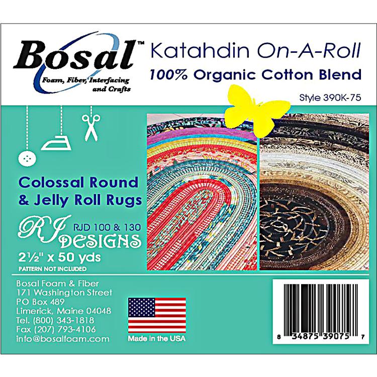 Katahdin 100% Organic Cotton Batting Strip -  2-1/2in x 50yards