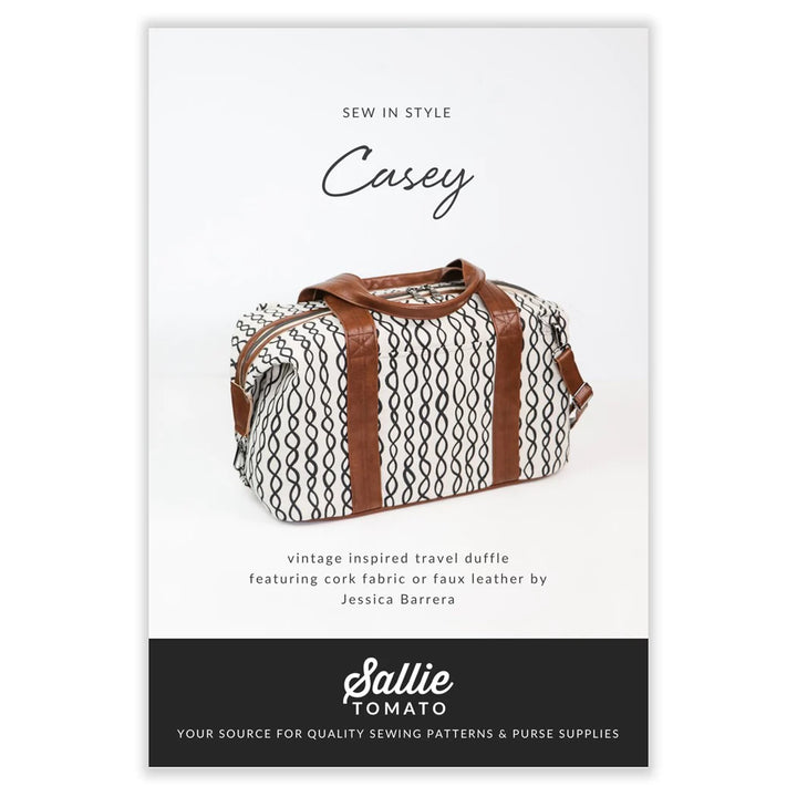 Casey - Vintage Inspired Travel Duffle Pattern