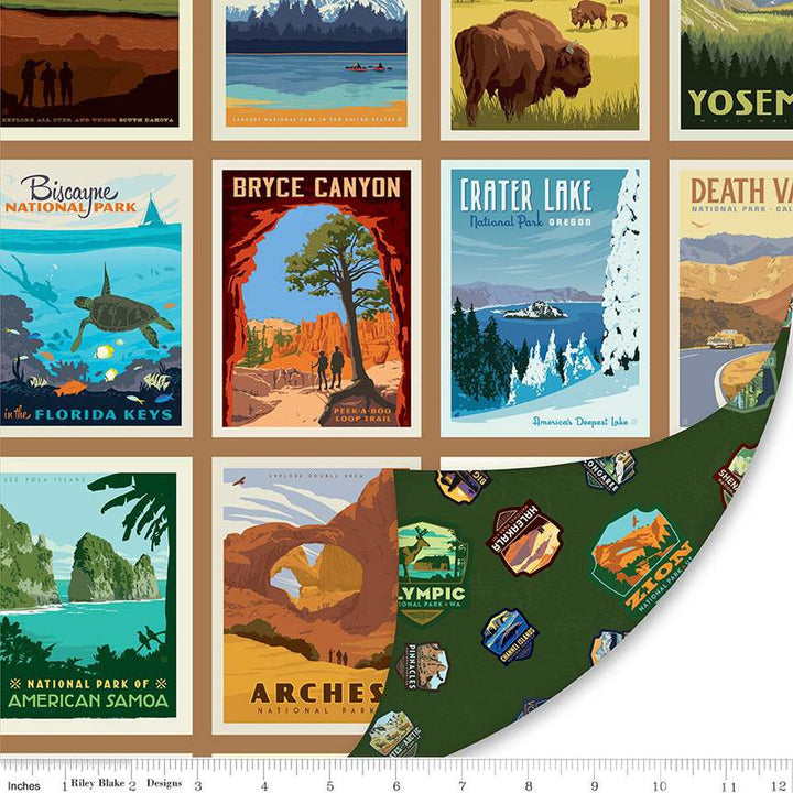 Double Lush Velvet Wide - National Parks - LV16802
