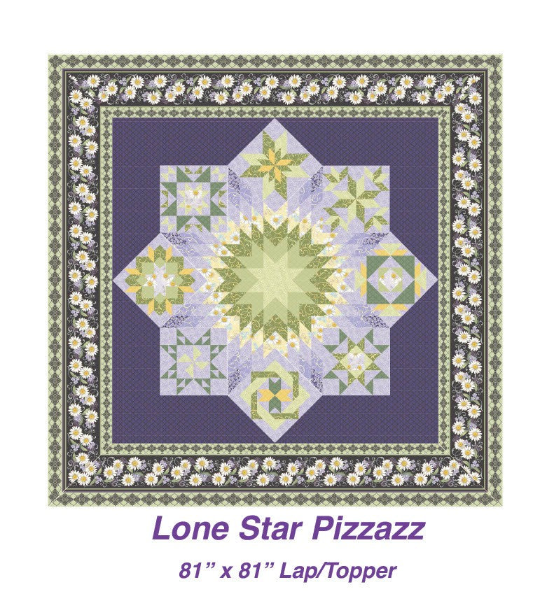 【m_quiltnail】 Lone Star Pizzazz Quilt Pattern – Mended Hearts Quilting
