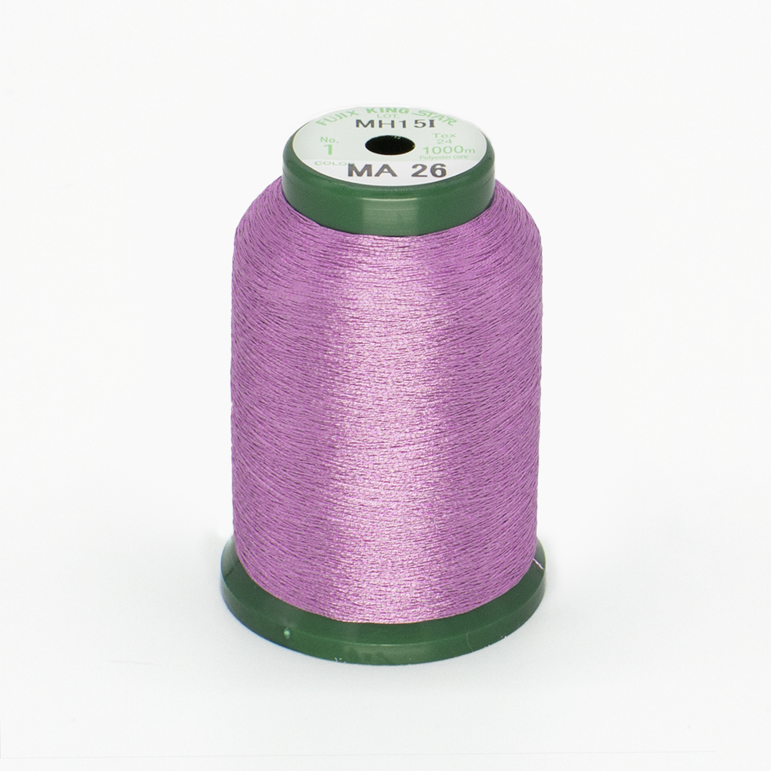 KingStar Metallic Embroidery Thread - Light Purple (MA 26)