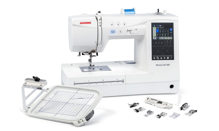 Janome MC1000 - Sewing Machine and Embroidery Combo