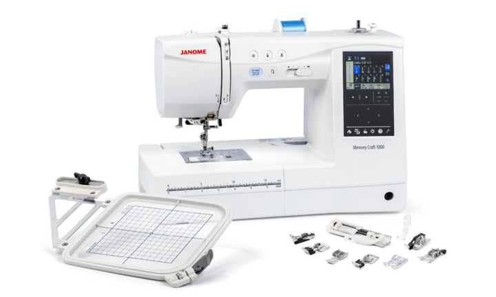 Janome MC1000 - Sewing Machine and Embroidery Combo