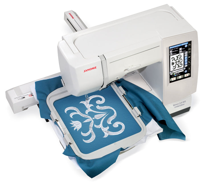 Janome Memory Craft 9850 - Sewing and Embroidery Combo
