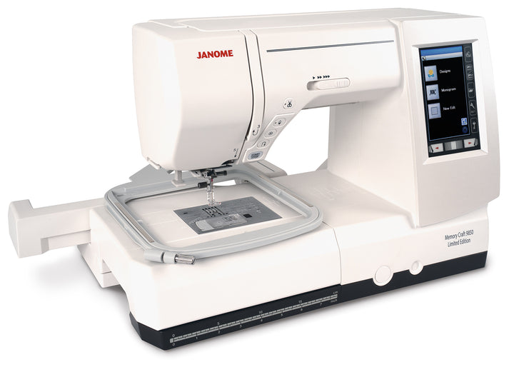 Janome Memory Craft 9850 - Sewing and Embroidery Combo