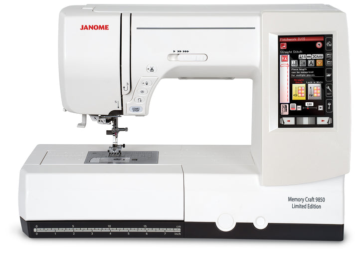 Janome Memory Craft 9850 - Sewing and Embroidery Combo