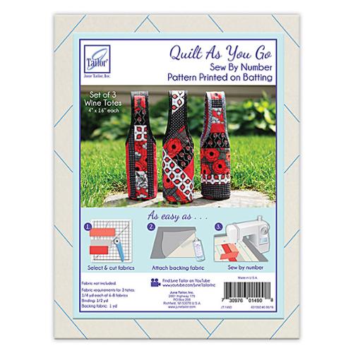 QAYG Set Of 3 Wine Totes - June Tailor
