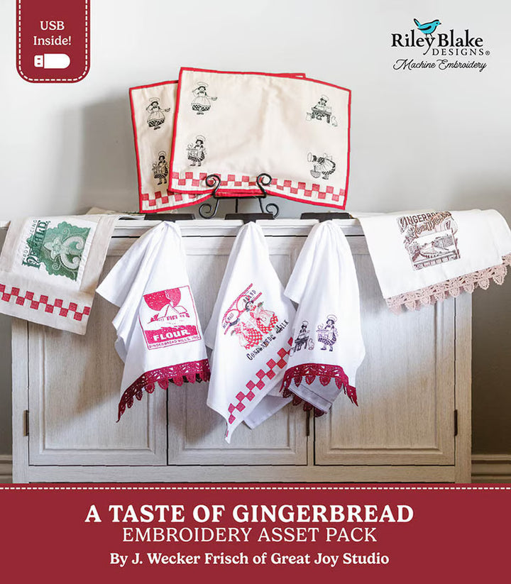 Machine Embroidery A Taste of Gingerbread
