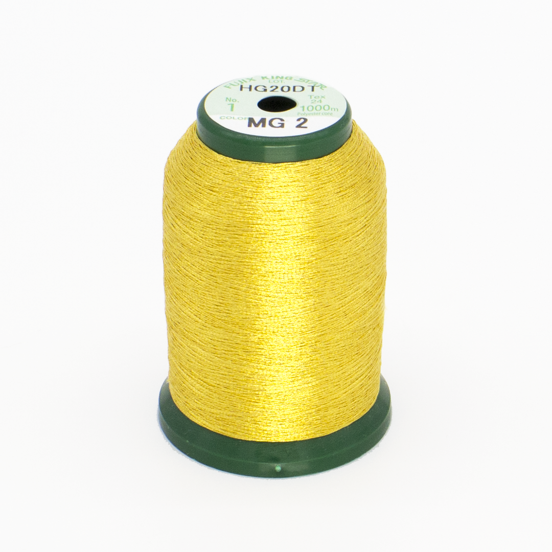 KingStar Metallic Embroidery Thread - Gold 3 - MG2