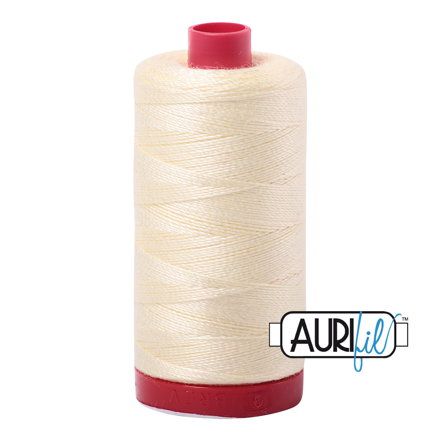 #2110 Light Lemon Aurifil Cotton Thread