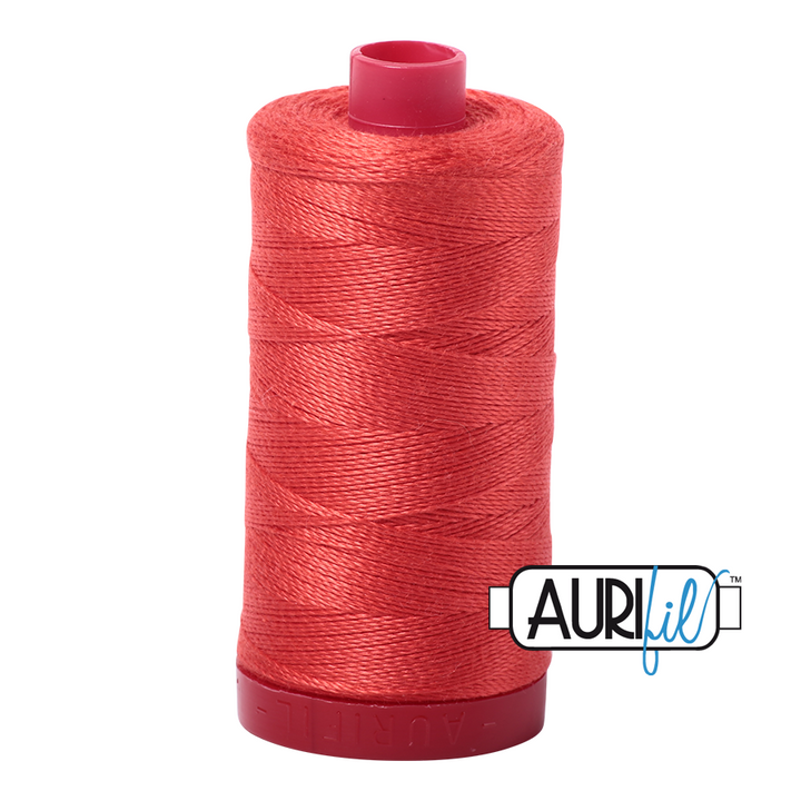 #2277 Light Red Orange Aurifil Cotton Thread