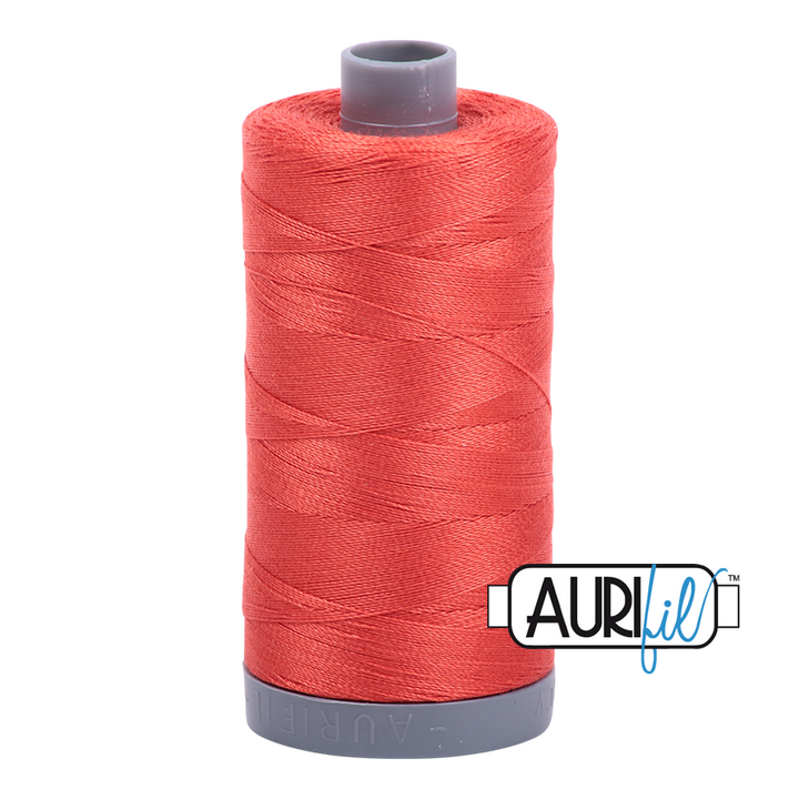 #2277 Light Red Orange Aurifil Cotton Thread