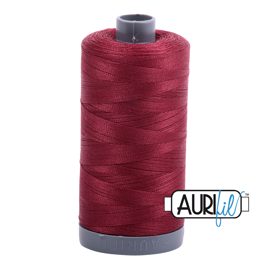 #2460 Dark Carmine Red Aurifil Cotton Thread