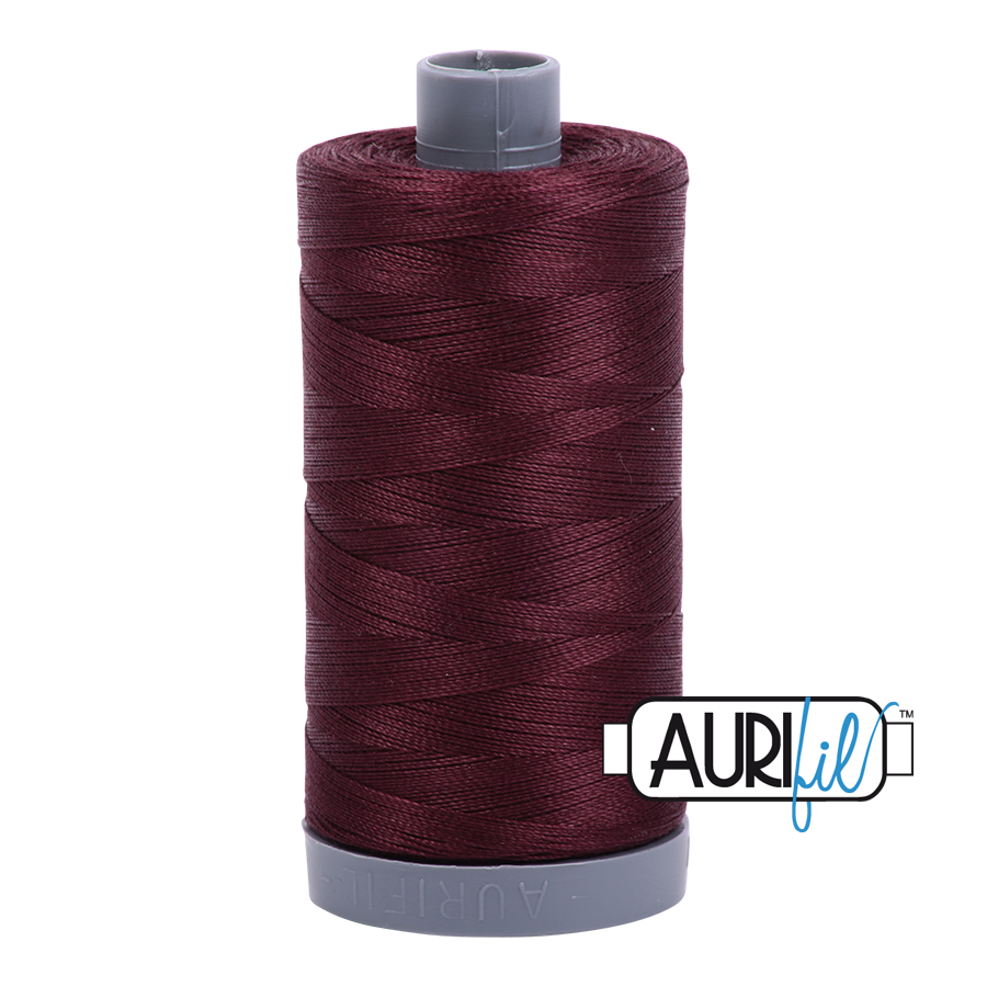 #2468 Dark Wine Aurifil Cotton Thread