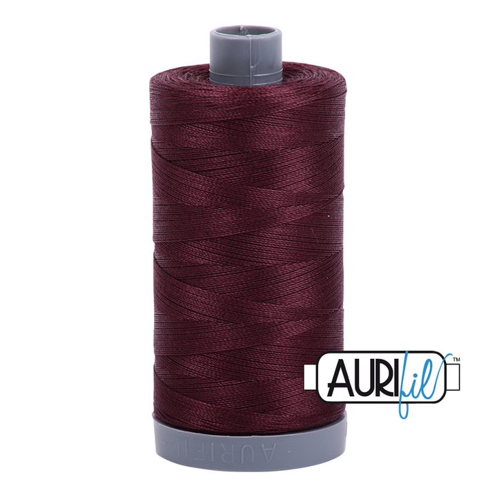 #2468 Dark Wine Aurifil Cotton Thread