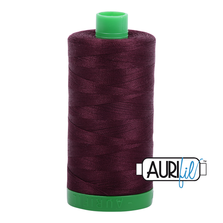 #2465 Very Dark Brown Aurifil Cotton Thread
