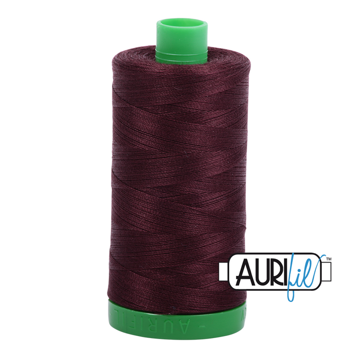 #2468 Dark Wine Aurifil Cotton Thread