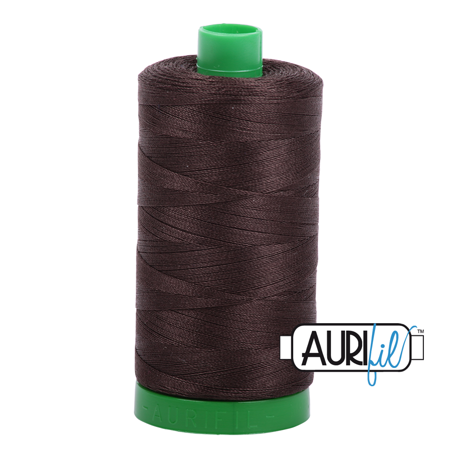 #5024 Dark Brown Aurifil Cotton Thread