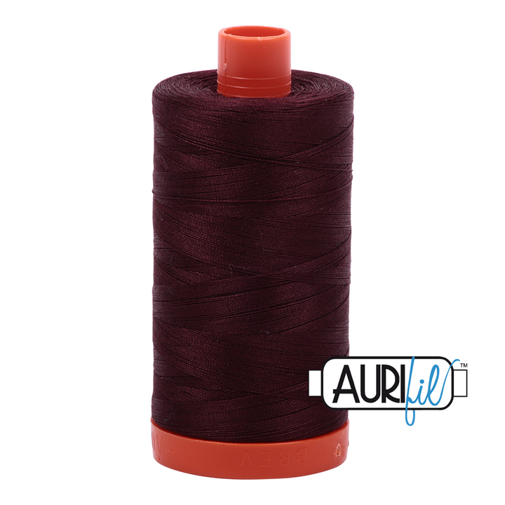 #2468 Dark Wine Aurifil Cotton Thread