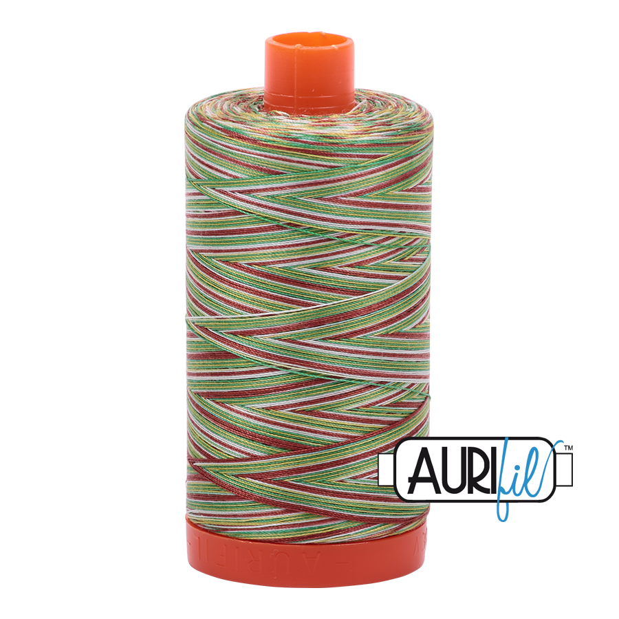 #4650 Leaves Variegated Aurifil Cotton Thread