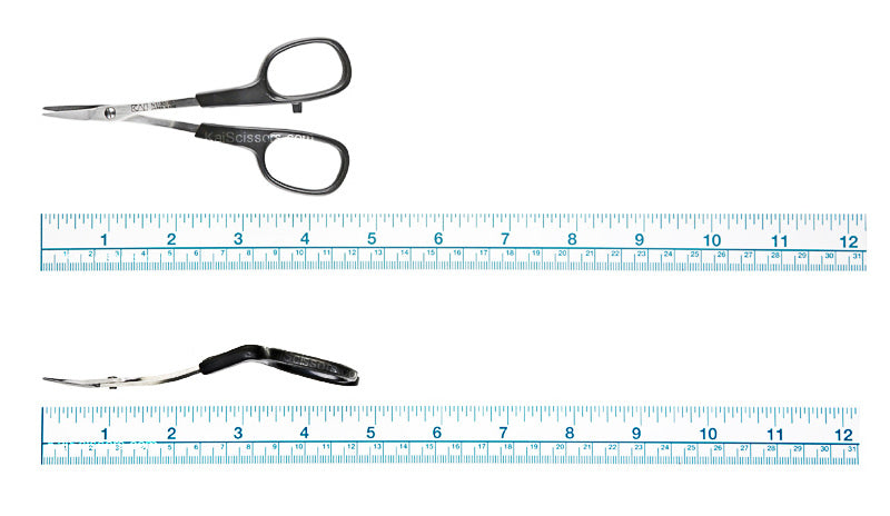 Kai N5130p 5-inch Blunt-Tip Double Curved Scissors