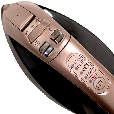 Panasonic 360 Cordless Iron with Ceramic Plate - Rose Gold