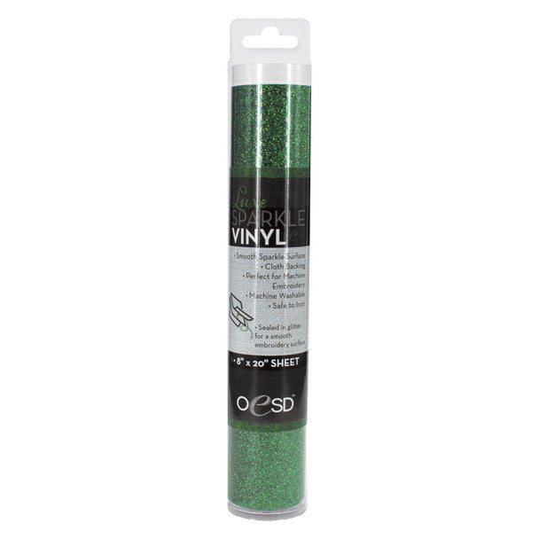 Luxe Sparkle Vinyl - Dark Green