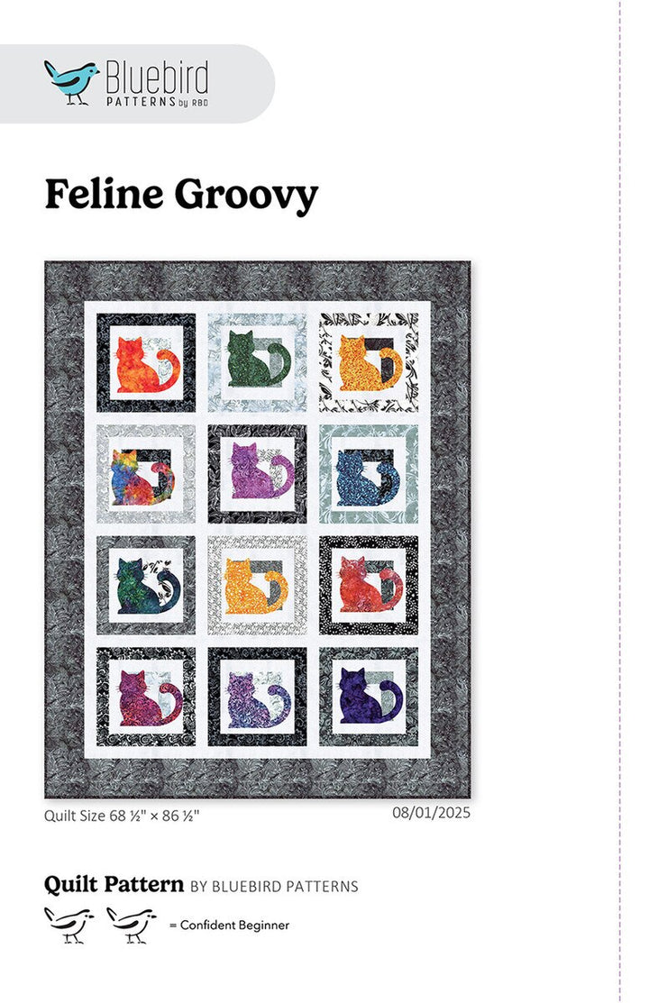 Feline Groovy Quilt Pattern