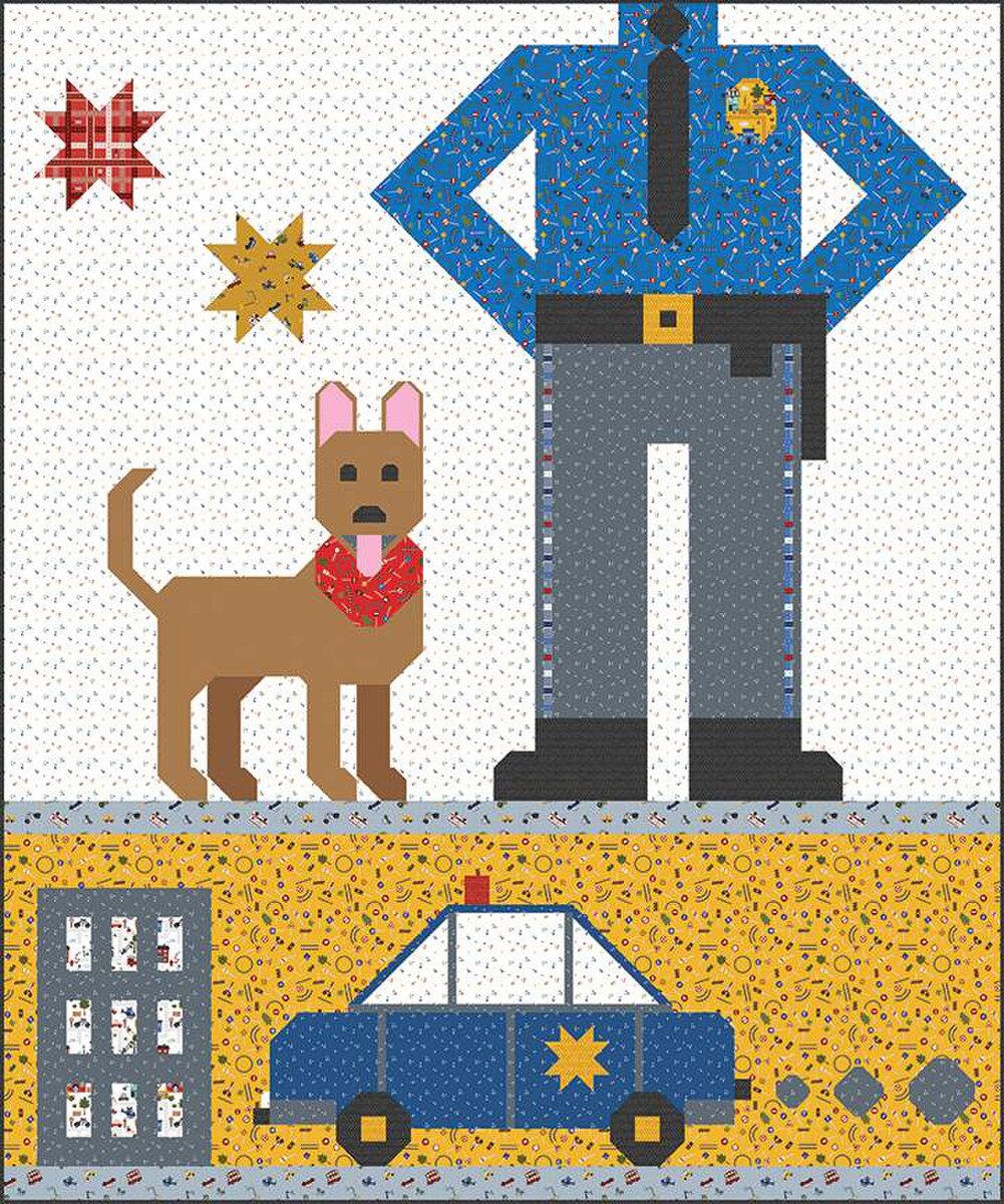 Be A Police Officer - Quilt Pattern