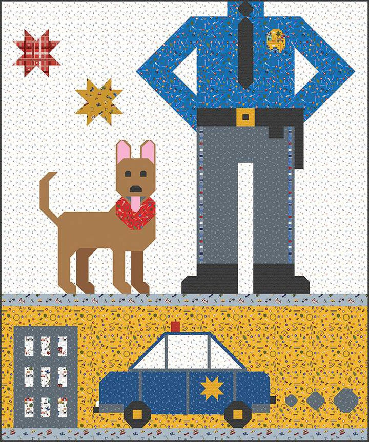 Be A Police Officer - Quilt Pattern