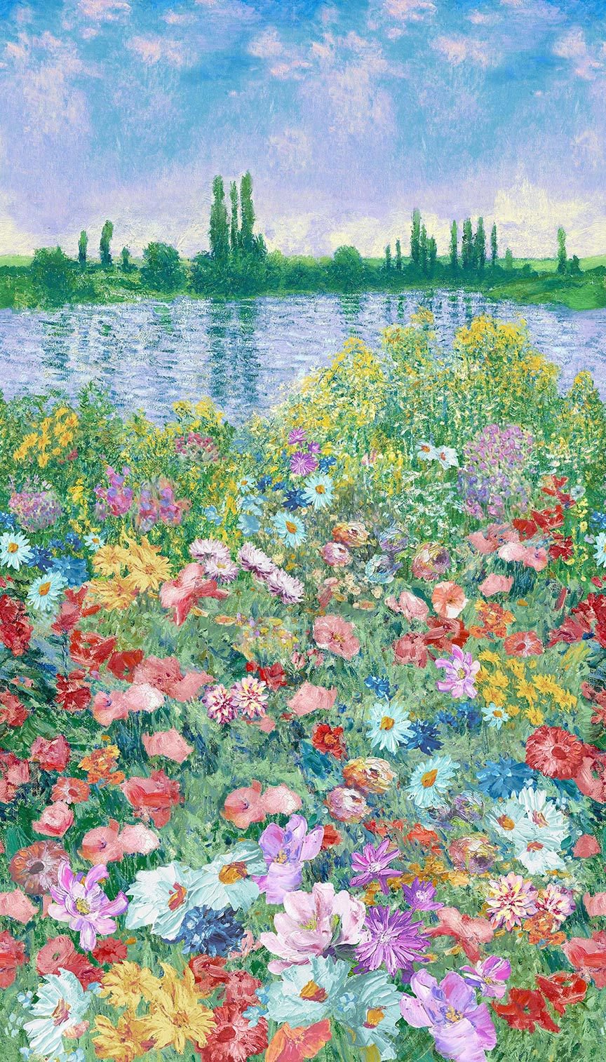 Panel 498 - Impression Floral Panel