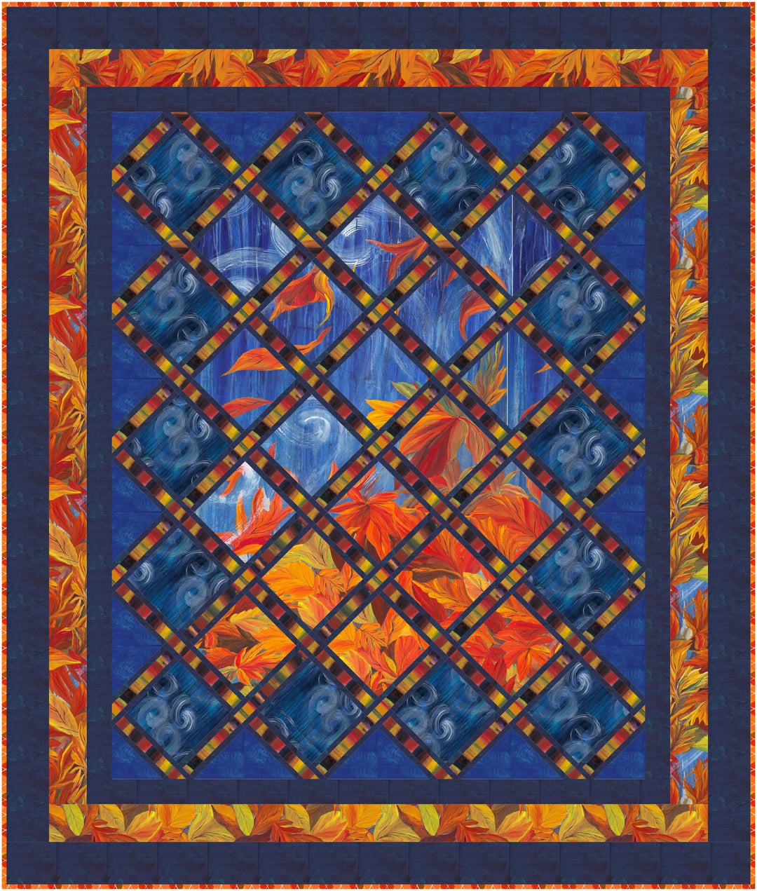 Sashed - Panel Quilt Pattern