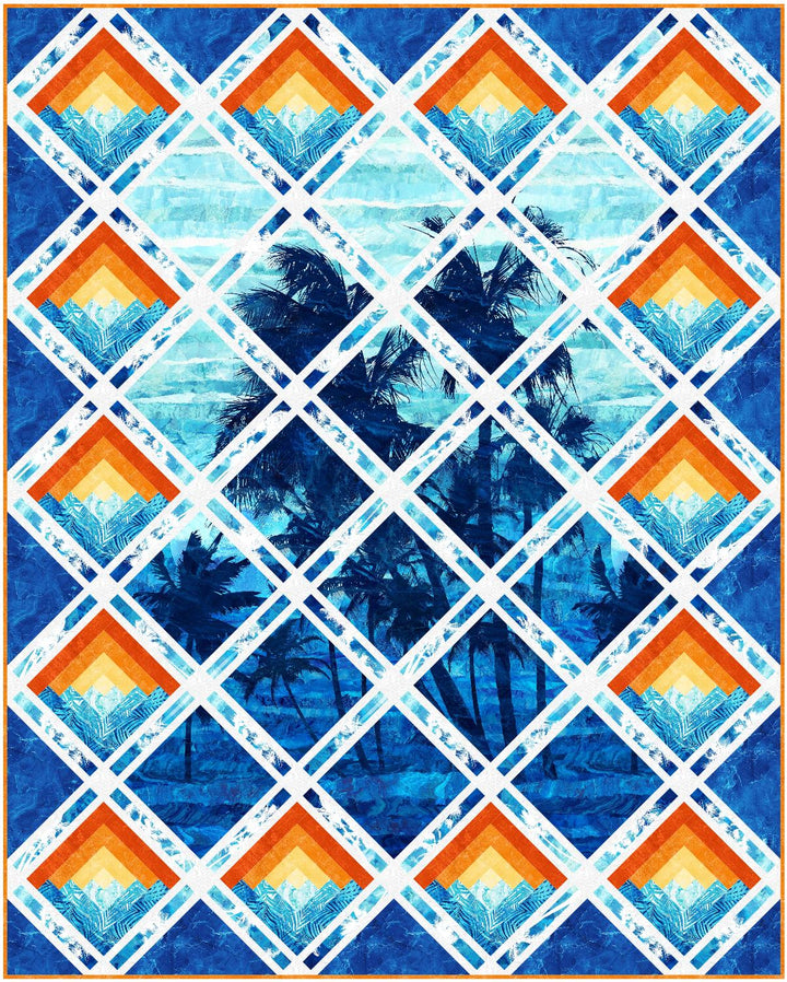 Logs & Lattice - Panel Quilt Pattern