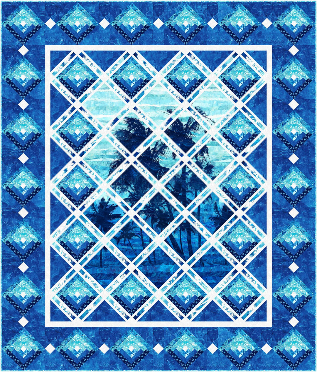 Logs & Lattice - Panel Quilt Pattern