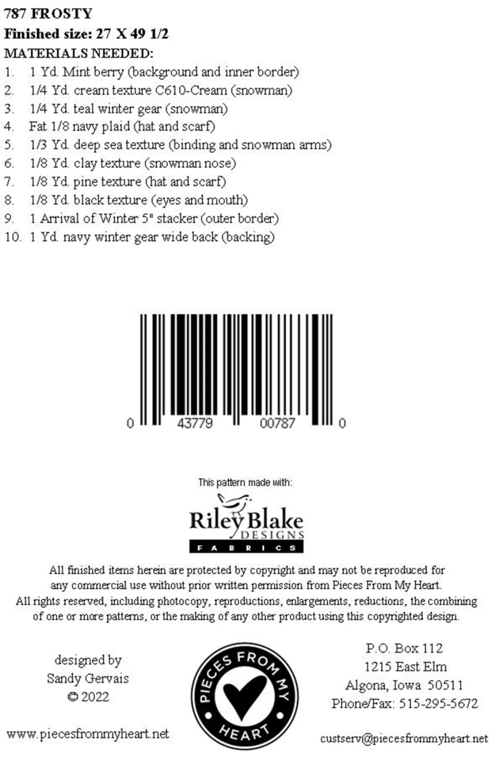 Frosty - Pattern