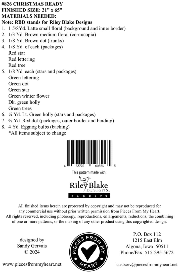 Christmas Ready - Pattern