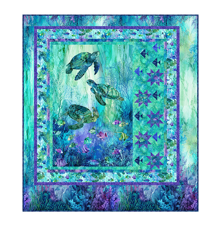 Star Fish - Panel Quilt Pattern