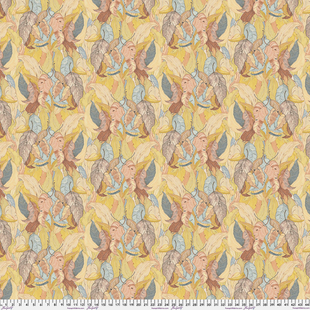 Desert Oasis - Parched Leaves, Rouge - PWDB066.Rouge