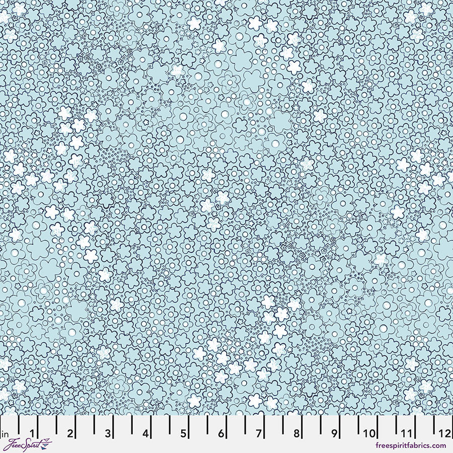 Flourish & Bloom - Flora Dora, Seafoam - PWHP006.SEAFOAM