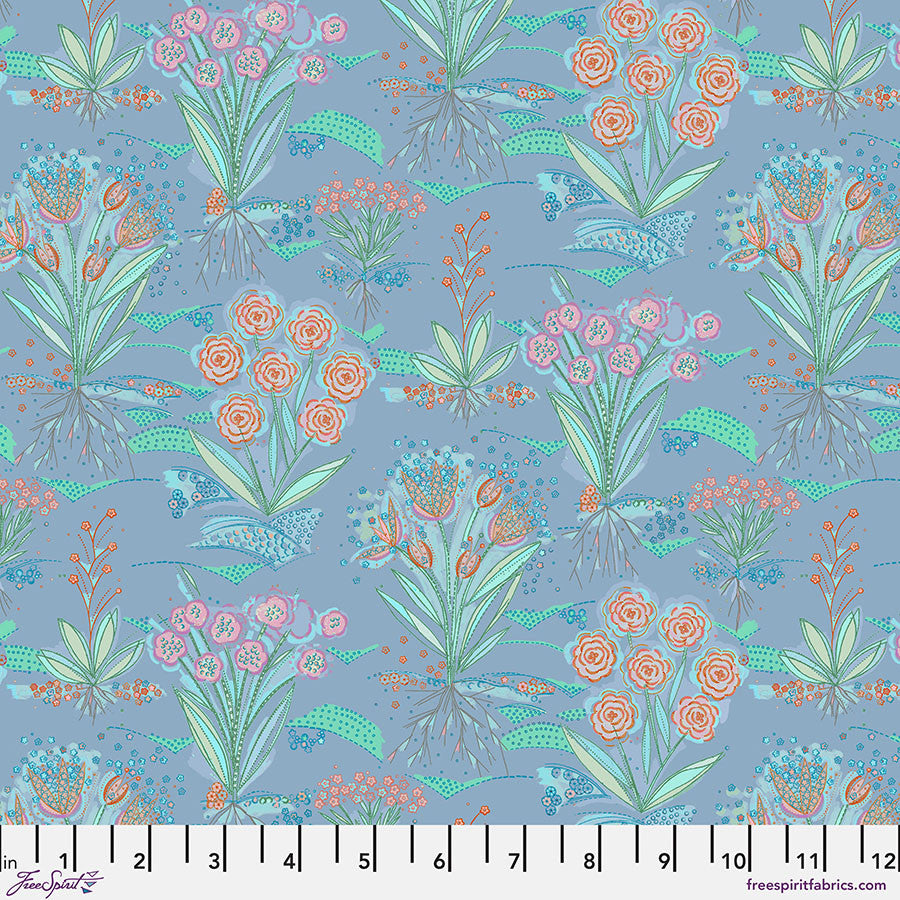 Flourish & Bloom - Garden, Periwinkle - PWHP010.PERIWINKLE