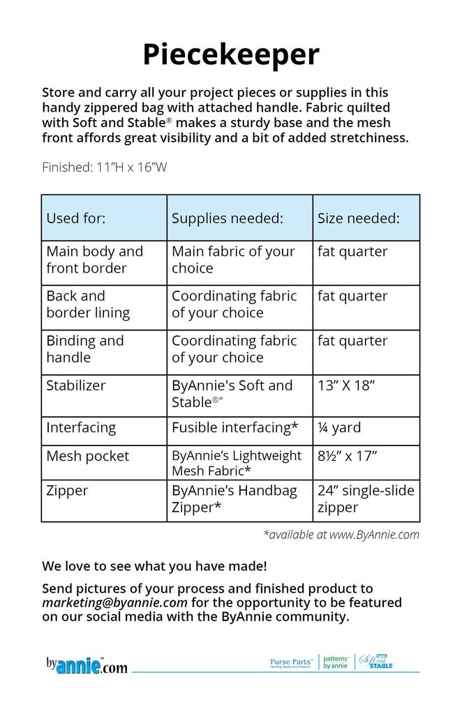 ByAnnie Basics Packet - 4