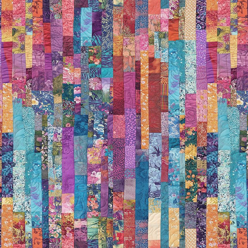 Sophisticat - Quilt Patch, Multi - QUILT-CD4007