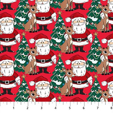 Rudolph The Red-Nosed Reindeer - Santa, Red - RD1003-24