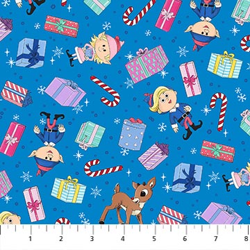 Rudolph The Red-Nosed Reindeer - Presents, Blue - RD1005-47