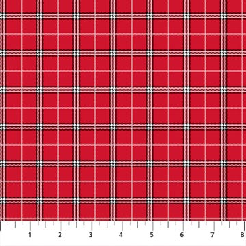 Rudolph The Red-Nosed Reindeer - Plaid, Red - RD1009-24