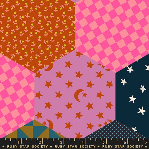 Wide Back - Catnap 108" - Hexagon, Mermaid - RS4138 11